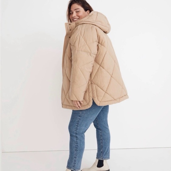 Madewell Holland Quilted Puffer Parka Jacket - Picture 2 of 5